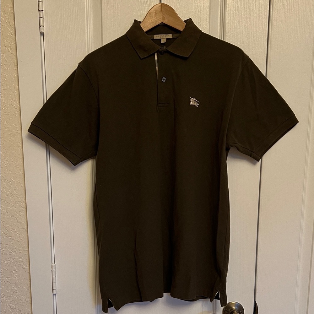 Burberry Dark Brown Polo Shirt